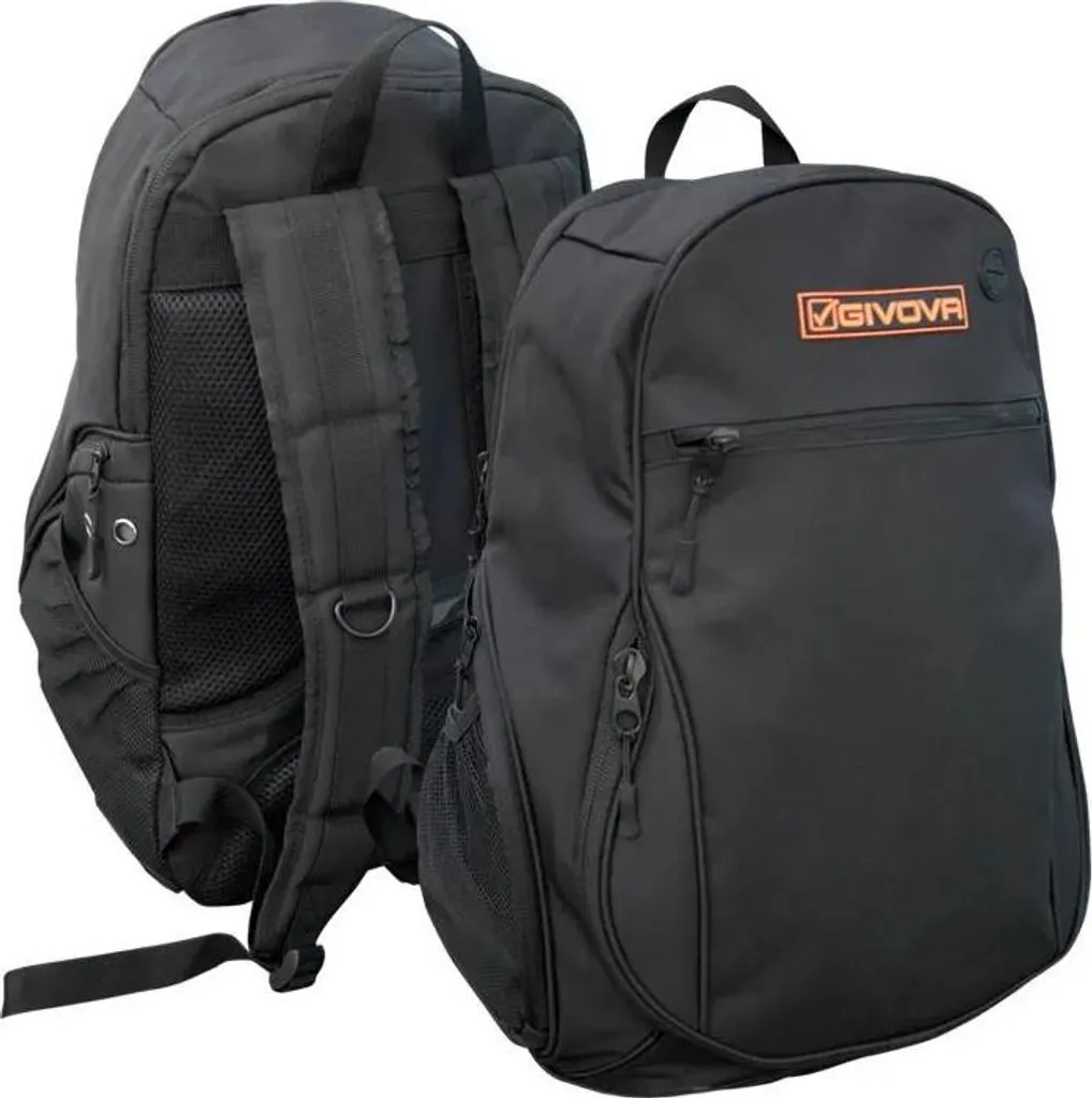 Sac à dos sport Givova Tour Noir pour transport d'équipement de foot