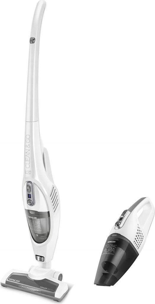 Schnurloser Staubsauger Sencor Svc 7811Wh 2In1 Leiser Betrieb Hepa 25Min