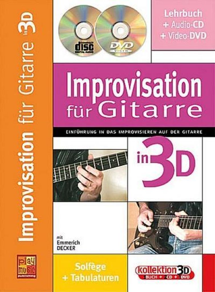 Improvisation in 3D (+CD +DVD)für Gitarre (dt)