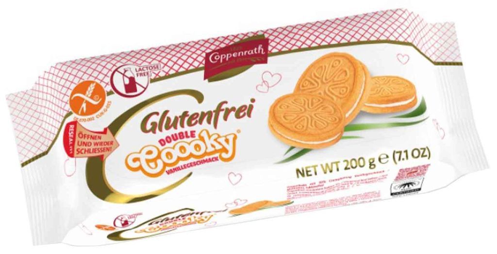 Coppenrath Glutenfrei Double Coooky Vanille 200g Produktbild 