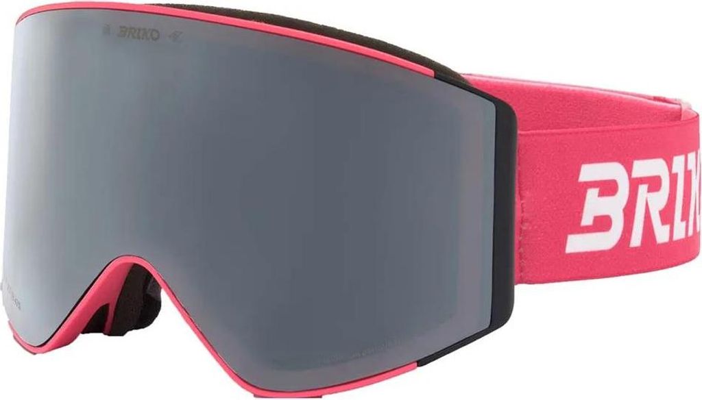 Briko Bufera Skibrille Rot Silver Mirror/CAT2 Herren,Damen Rot Silver Mirror/CAT2