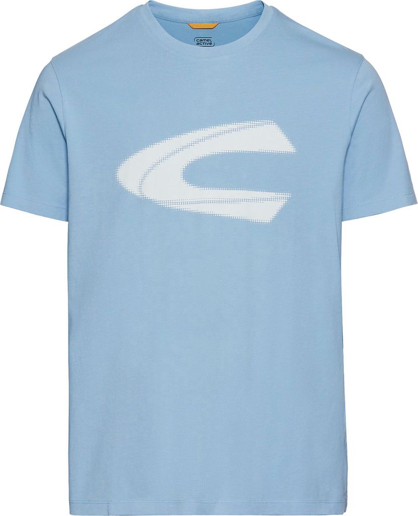 Camel Active T-Shirt XXL eisblau Logo-Print