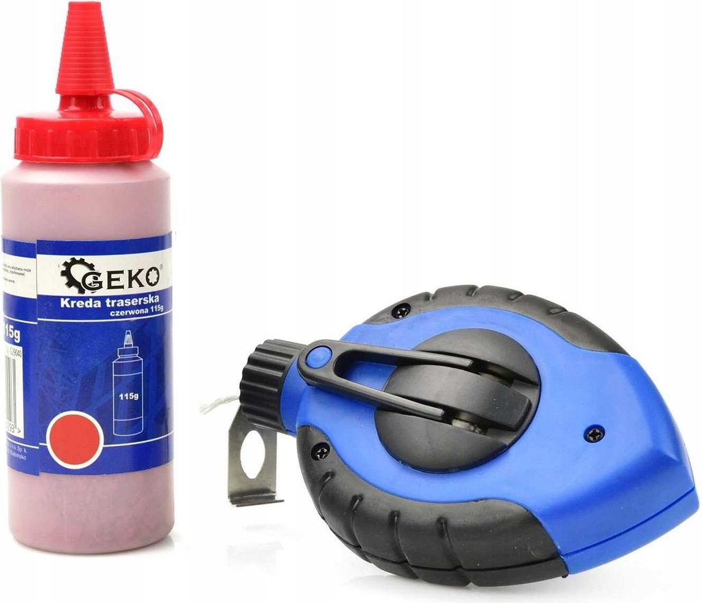 GEKO Značkovací šňůra 30 m + křída 115 g červená G29042 Obrázek produktu 