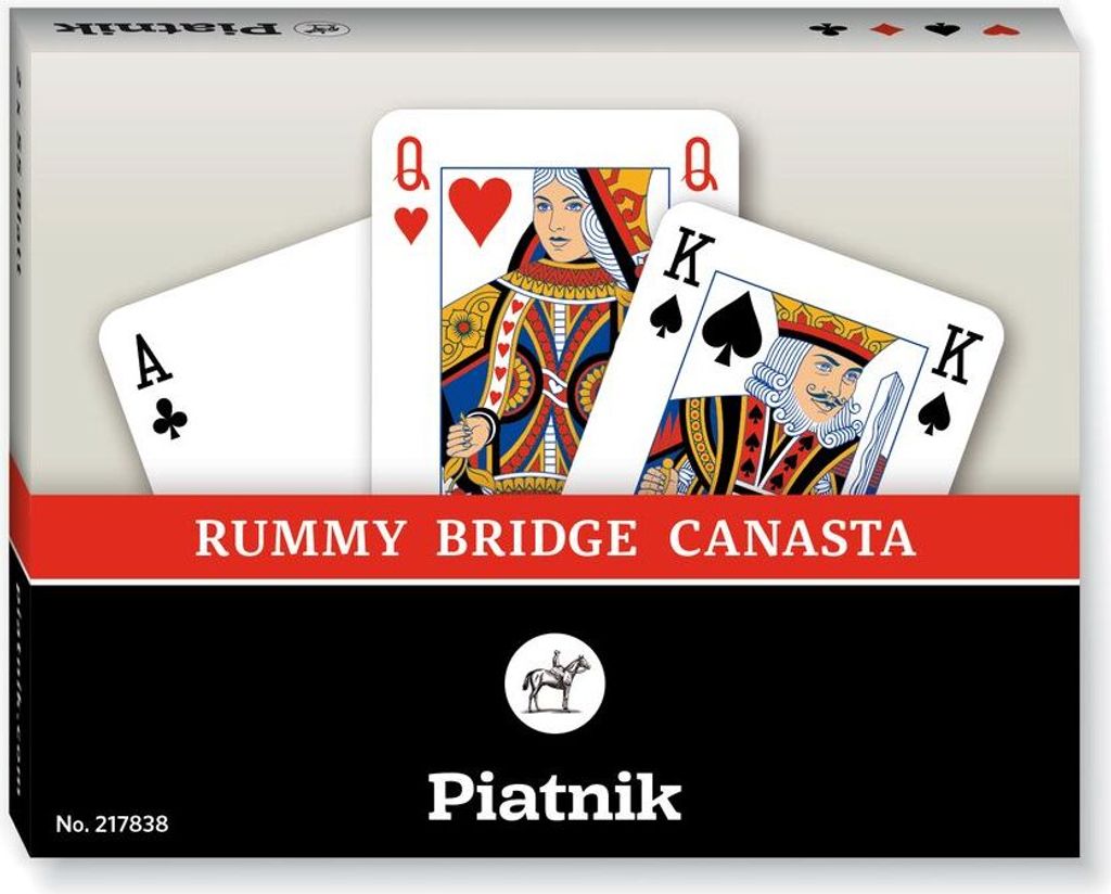 Piatnik, Rummy, Bridge, Canasta, Mehrfarbig Produktbild 