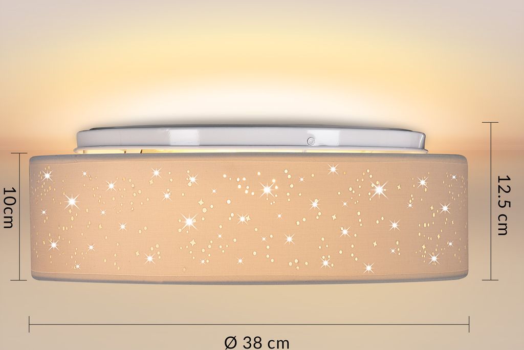 MONZANA® Deckenlampe Sternenhimmel Wohnzimmer Schlafzimmer Produktbild 7