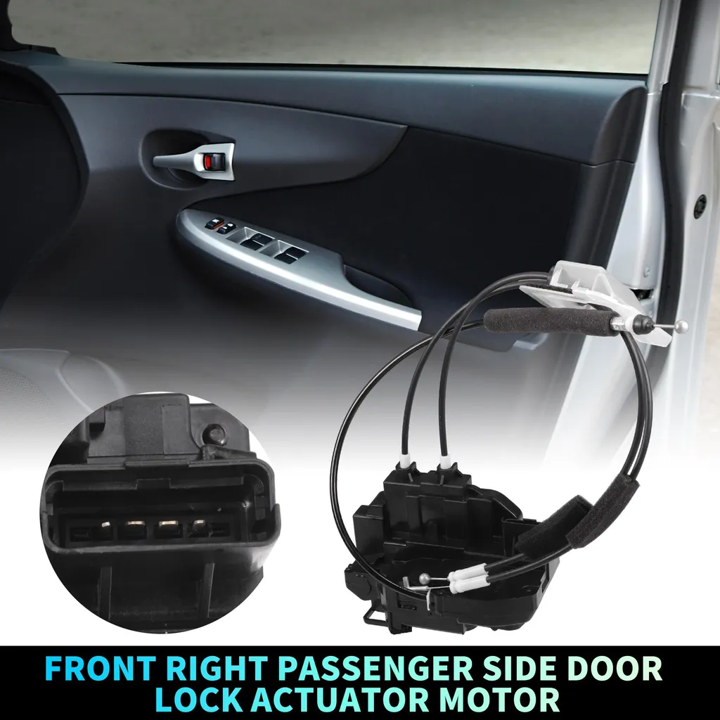 Actionneur de Porte Noir Nissan Murano avec Câble de Montage Intégré 12V