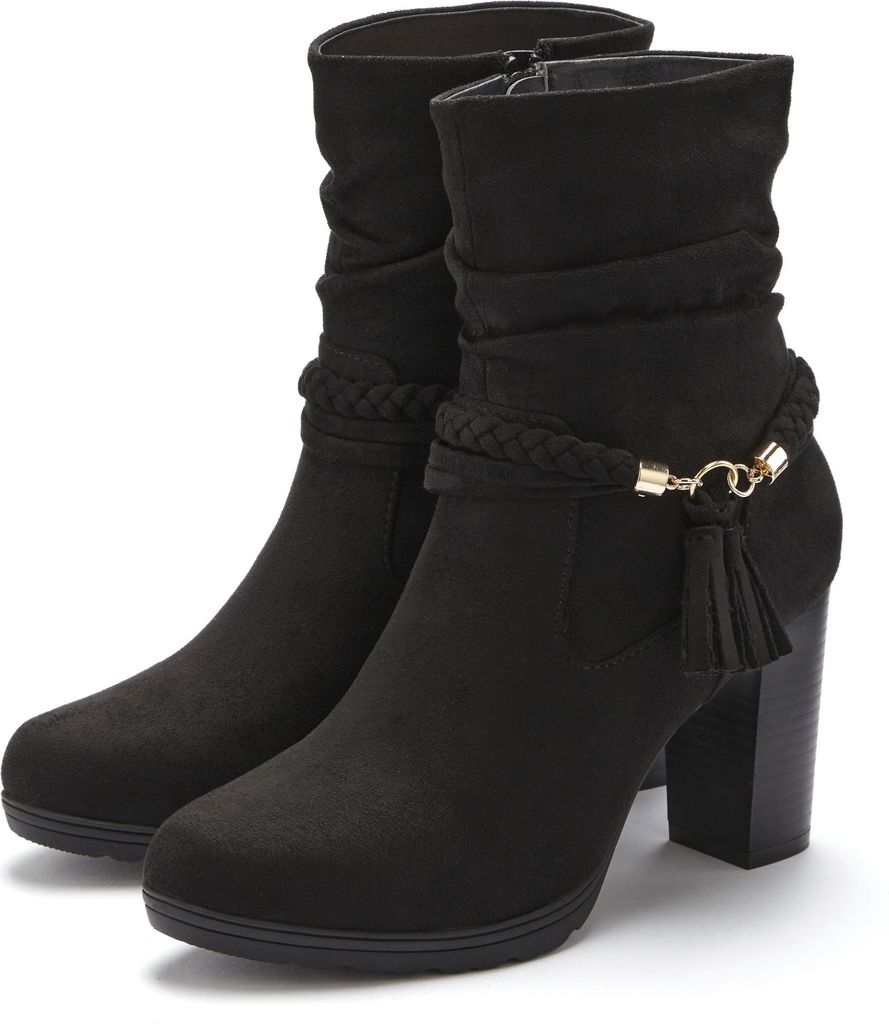 LASCANA Stiefelette schwarz Größe 42