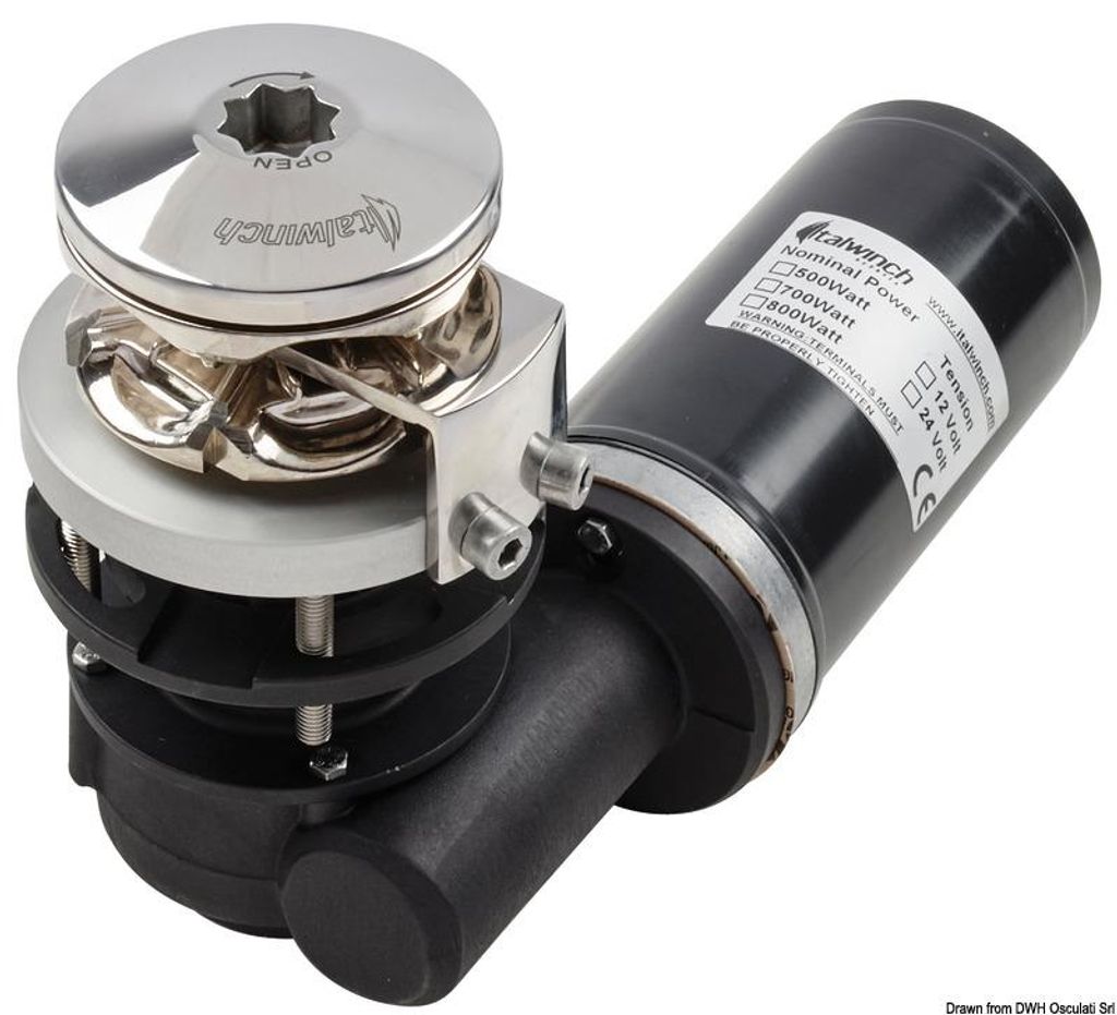 ITALWINCH Smart R1 Ankerwinde 700W - Osculati 02.413.03