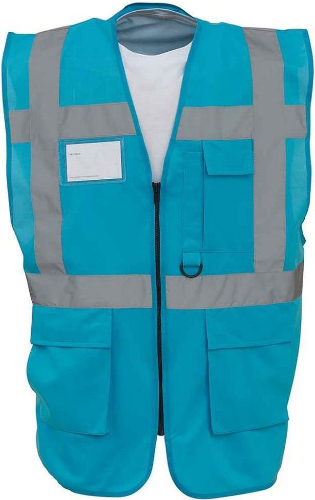 Yoko - "Executive" Weste für Herren/Damen Uni PC5507 (M) (Saphir-Blau)