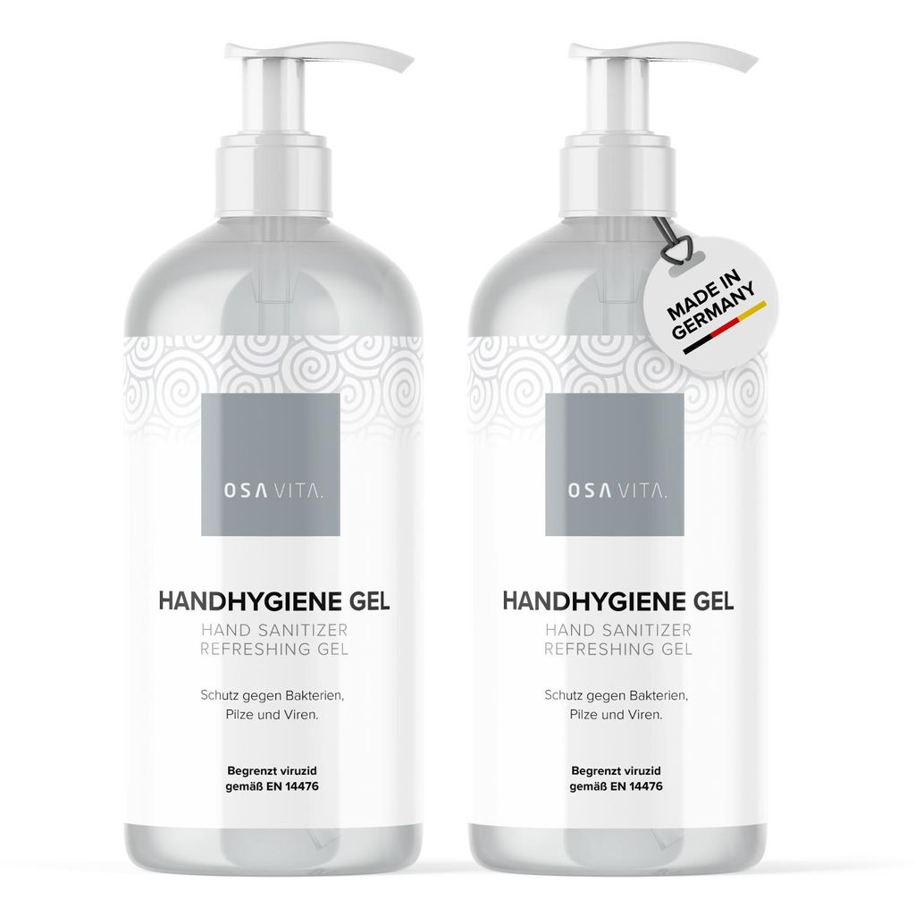 OSAVITA® Desinfektionsgel begrenzt vizuzid gemäß EN 14476 Produktbild 