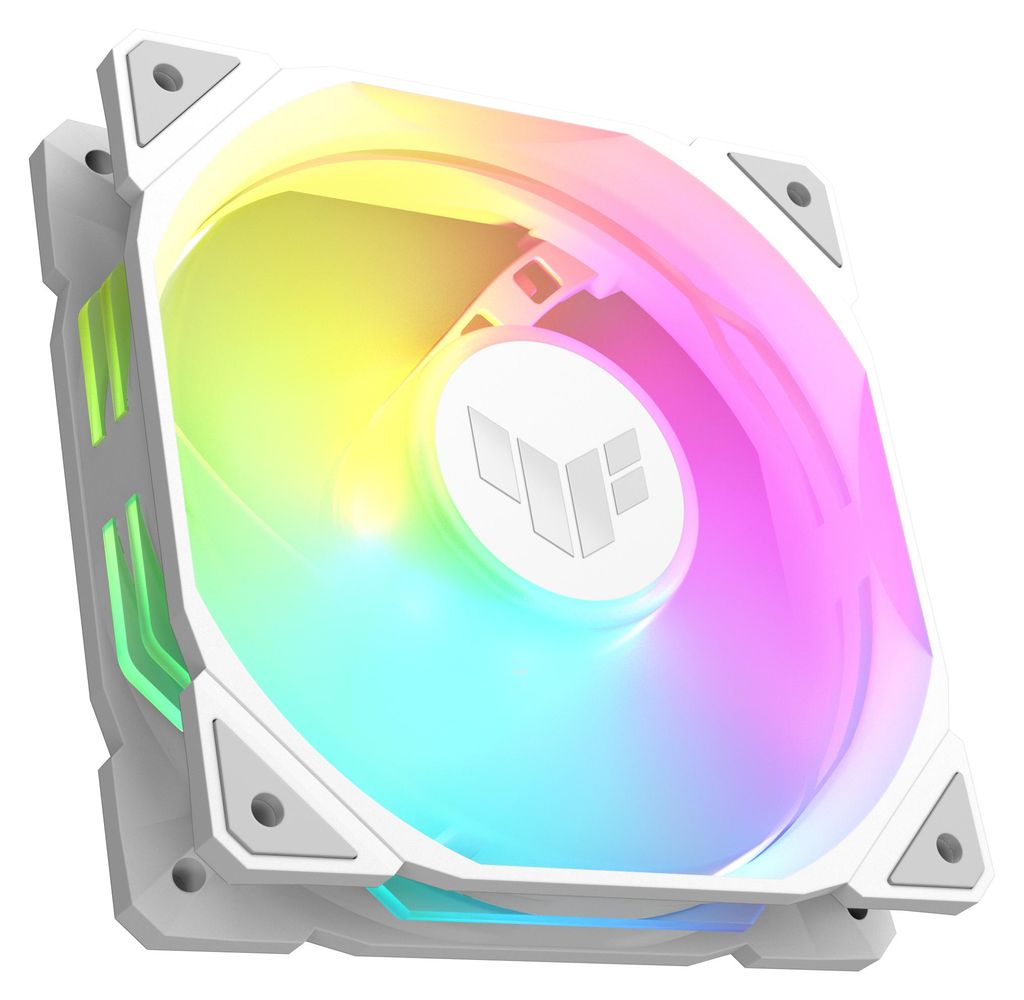 ASUS TUF GAMING TR120 ARGB 1-pack White, Luftkühlung, 12 cm, 2000 RPM, Weiß