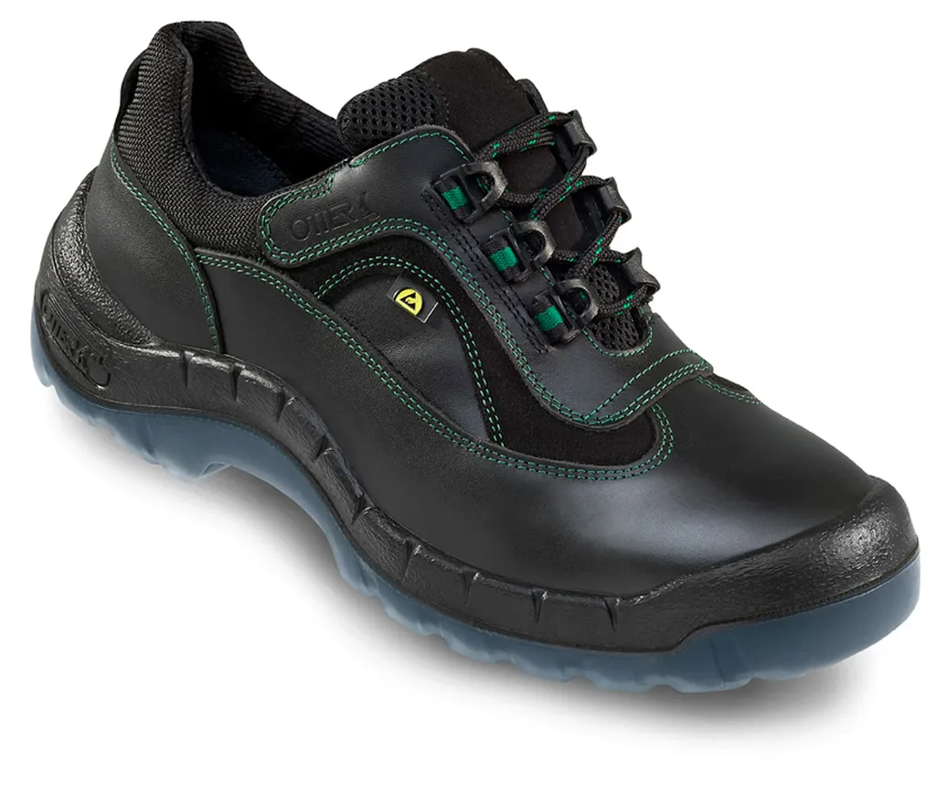Chaussures de sécurité OTTER 93639-546 - Modèle plat noir de travail