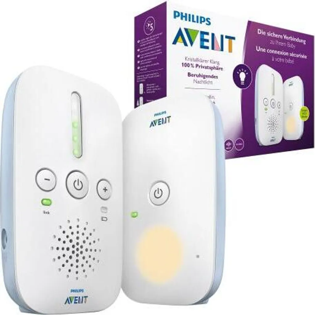 Philips AVENT SCD503/26 Écoute-bébé DECT avec Mode Smart ECO Basse Conso