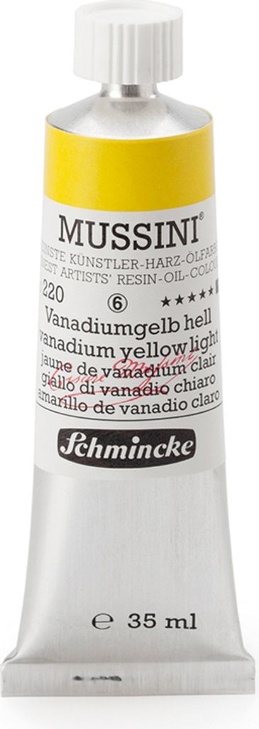 Schmincke 35ml MUSSINI Vanadiumgelb hell Öl 10 220 009