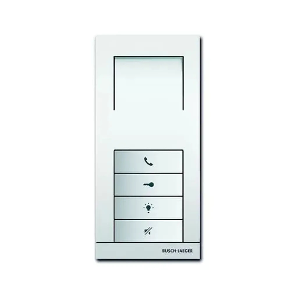 Téléphone d'interphonie argent filaire pour système audio de bâtiment 83210
