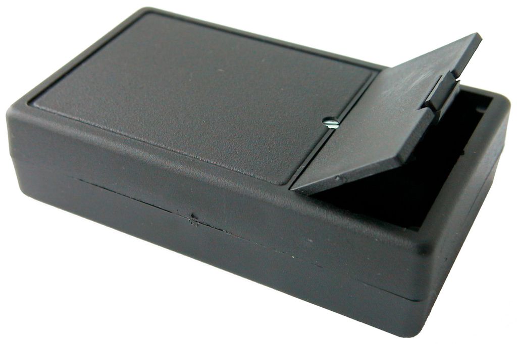 PVC Gehäuse mit Batteriefach für 9V Blockbatterie, 101 x 60 Produktbild 