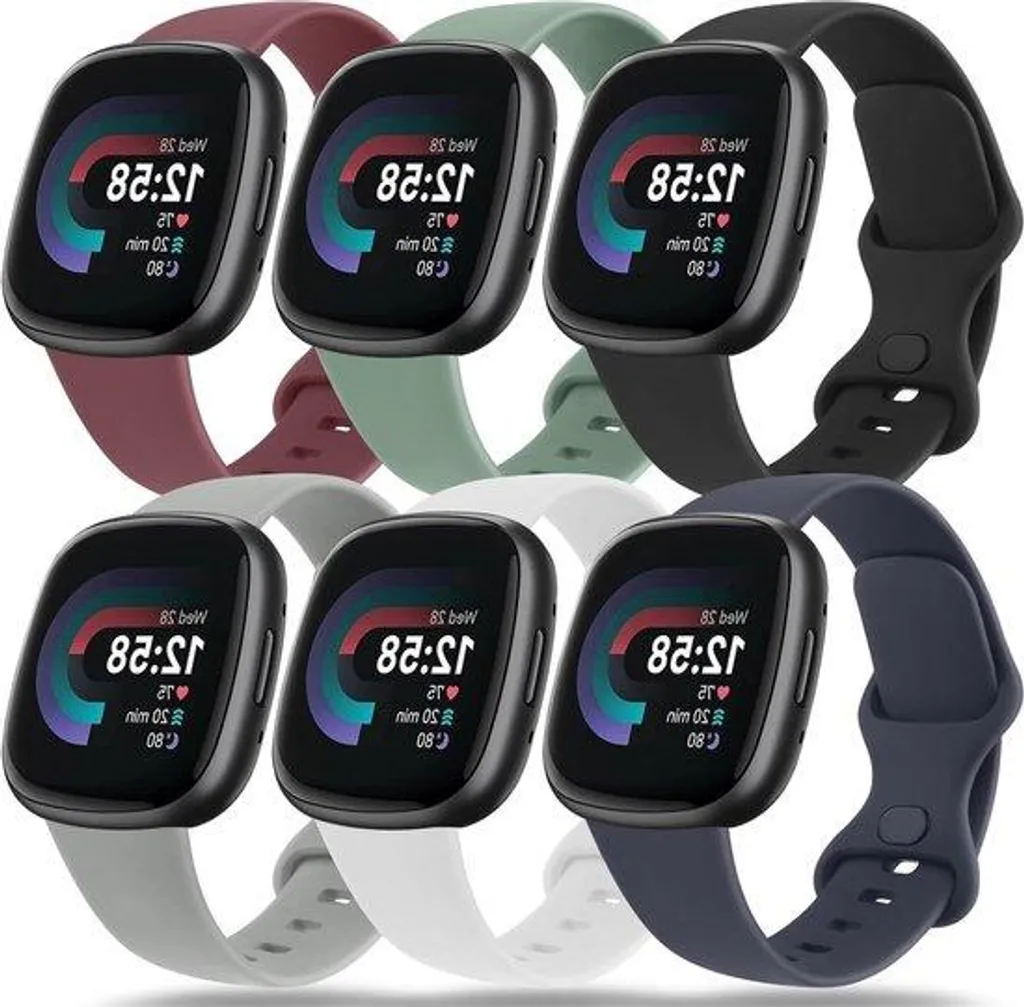 Bracelet silicone noir idéal pour fitness, course à pied et natation
