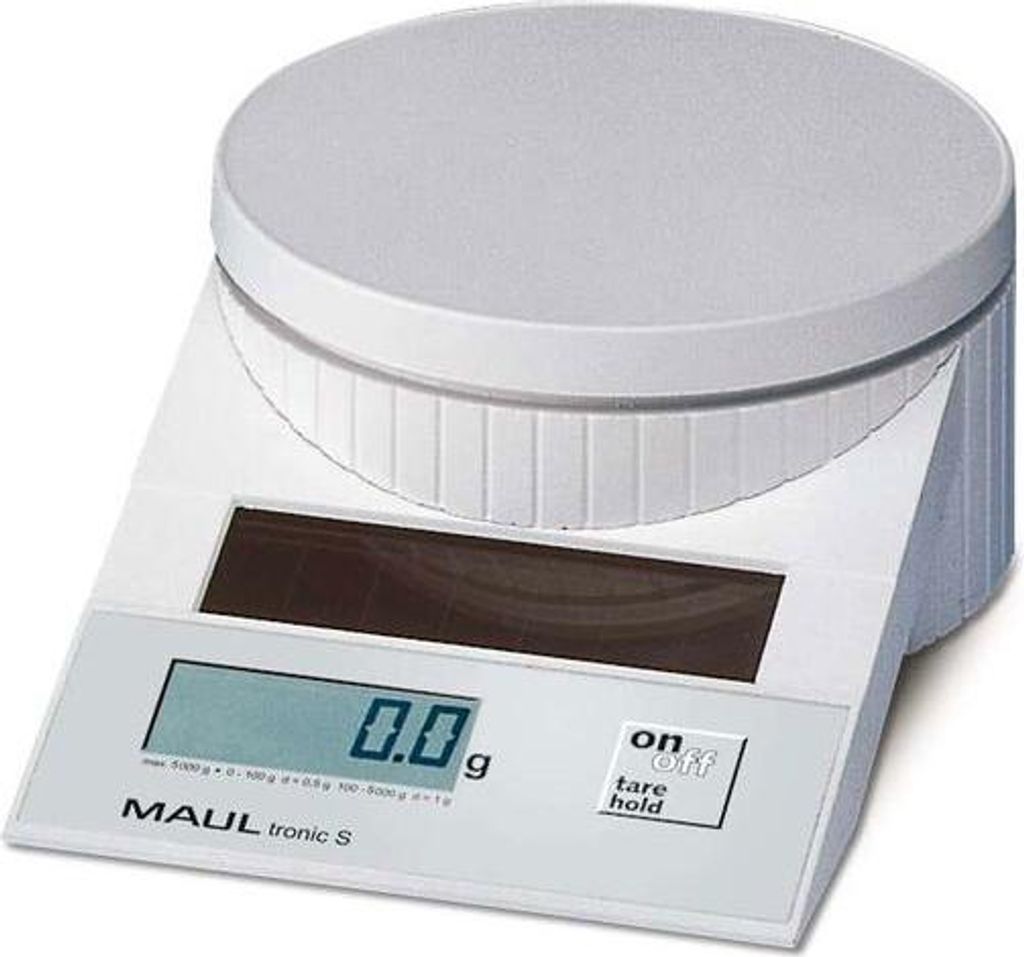 MAUL Briefwaage MAULtronic S 5 kg Solar weiß