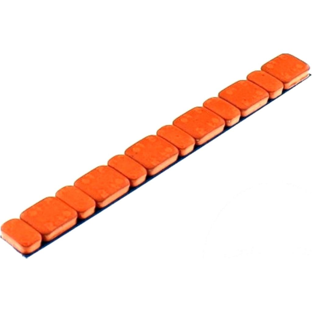 JMP Klebegewicht Eisen Riegel 45 g orange 5 / 2,5 gramm 15 Produktbild 