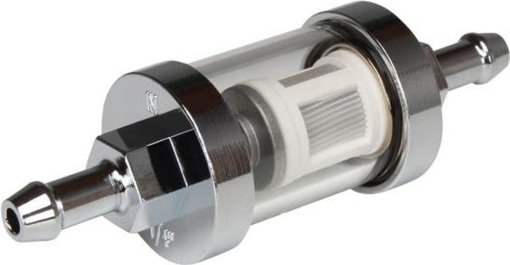 Filtro benzina Filtro carburante rotondo trasparente 6 mm Immagine del prodotto 
