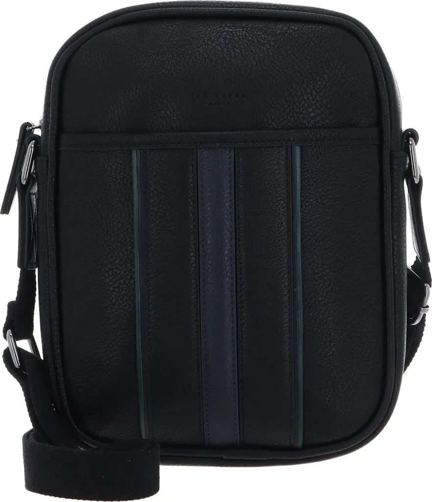 Sac à bandoulière Keiigan Ted Baker Noir - Flight Bag avec Rayure Mode