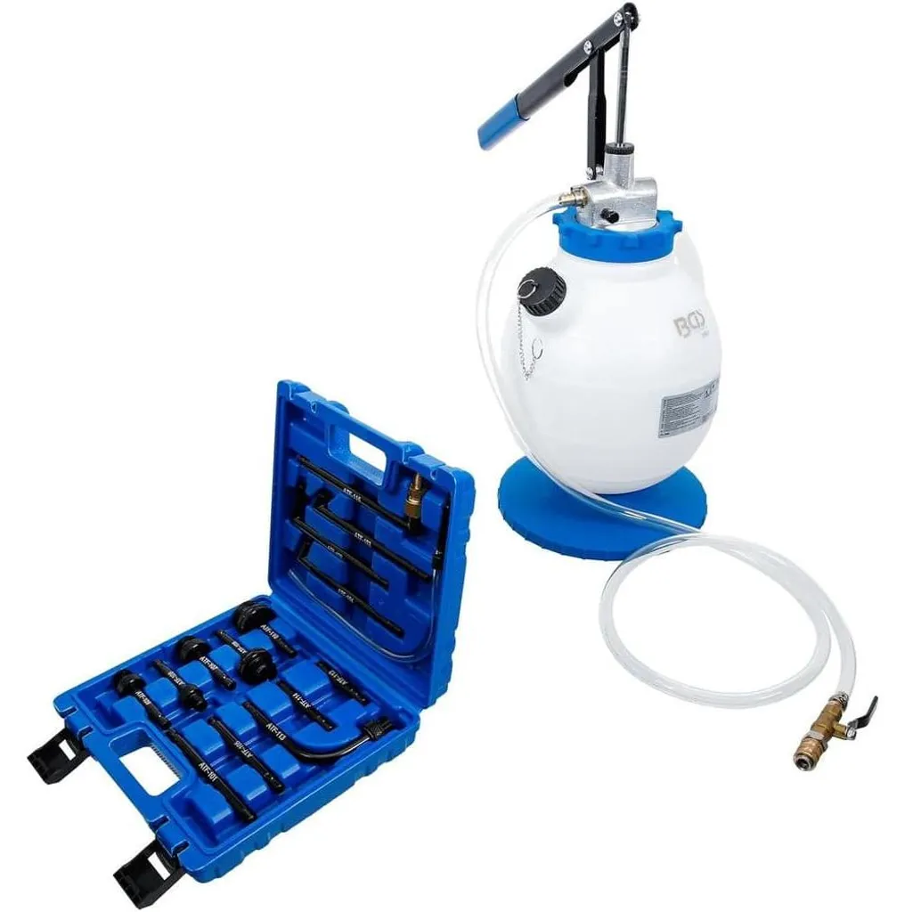 D-Work Appareil de Remplissage Boîte de Vitesse 7L avec 8 Adaptateurs