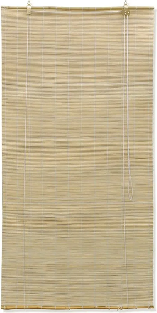 Store vénitien en bambou véritable 120 x 220 cm - Rideau bois intérieur - 2