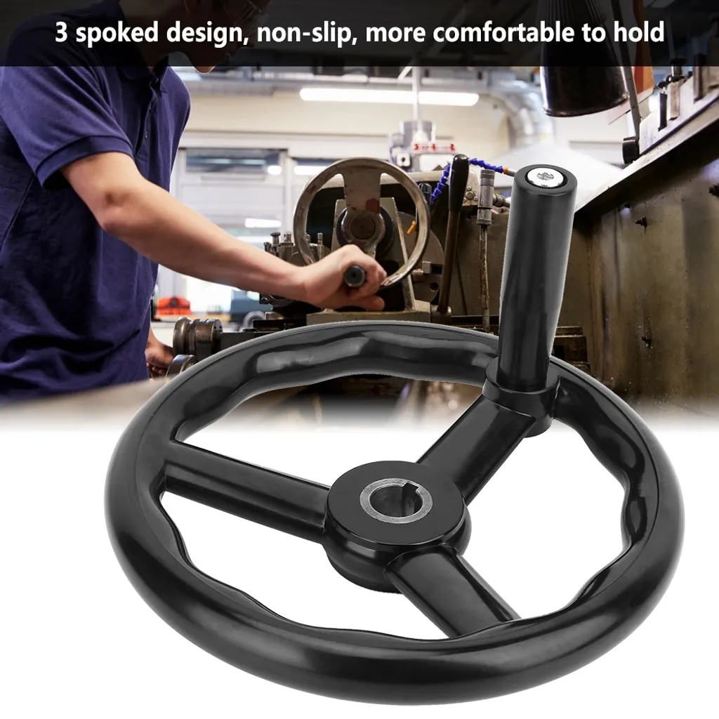 Volant rotatif à 3 branches en bakélite pour machines-outils CNC