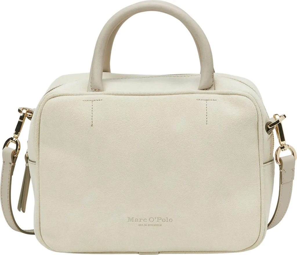 Marc O'Polo Tejia Sac à Main en Cuir Gris Clair Stone Grey Chic