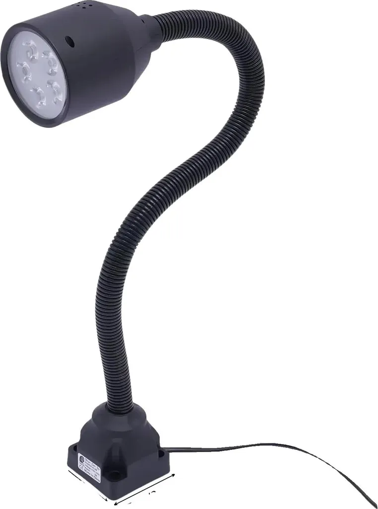 Éclairage d'établi LED 5W noir flexible idéal pour couture et électronique