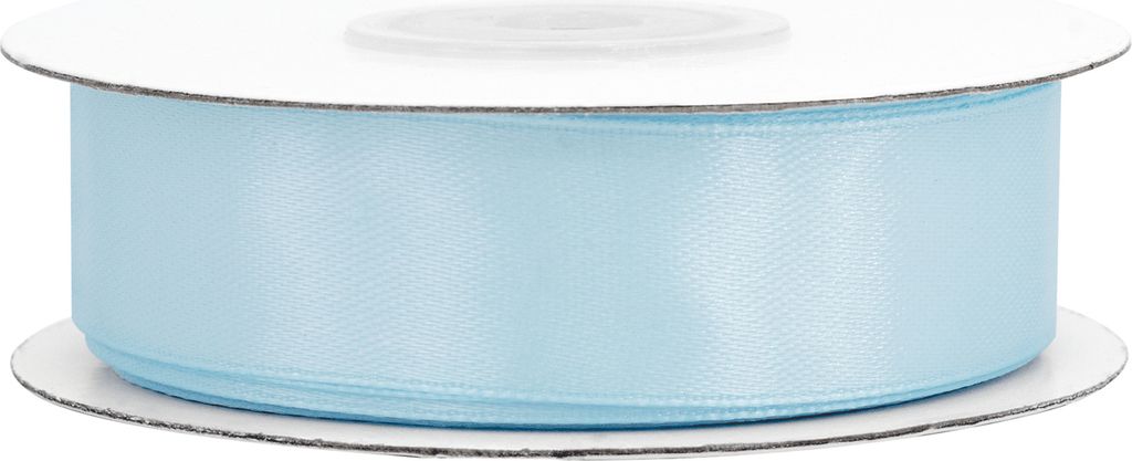 Satinband 18mm x 25m Rolle Hellblau