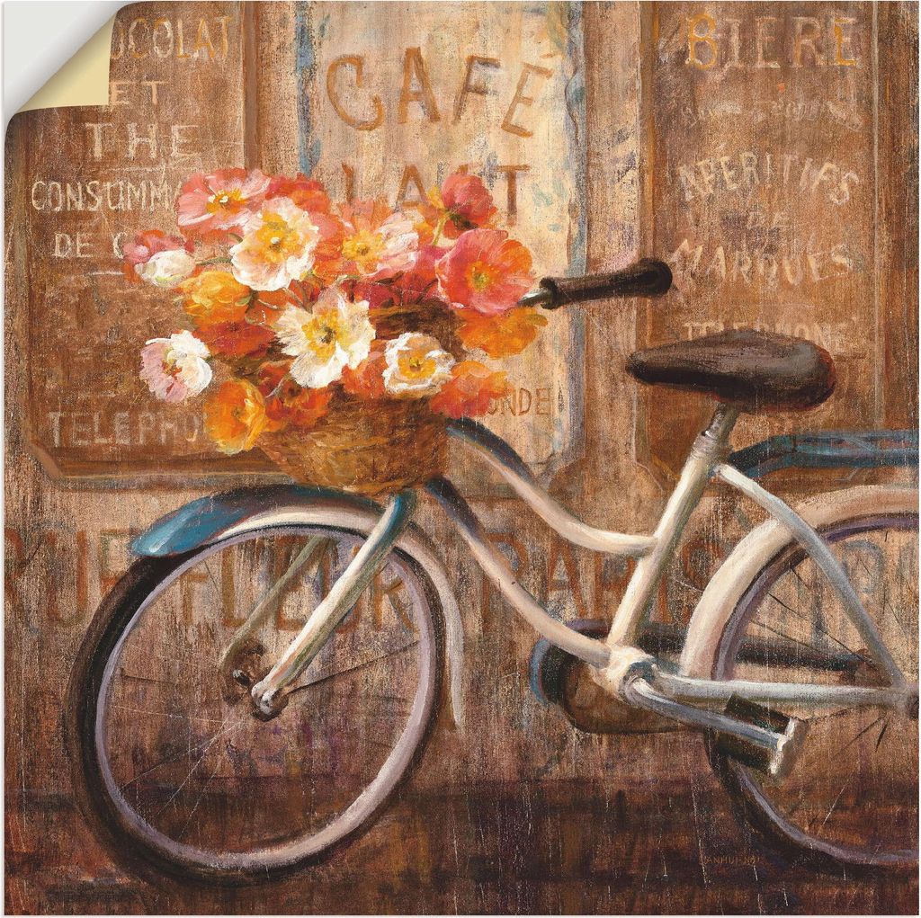 ARTland Wandbild, selbstklebend Triff mich im Cafe II Größe: 30x30 cm