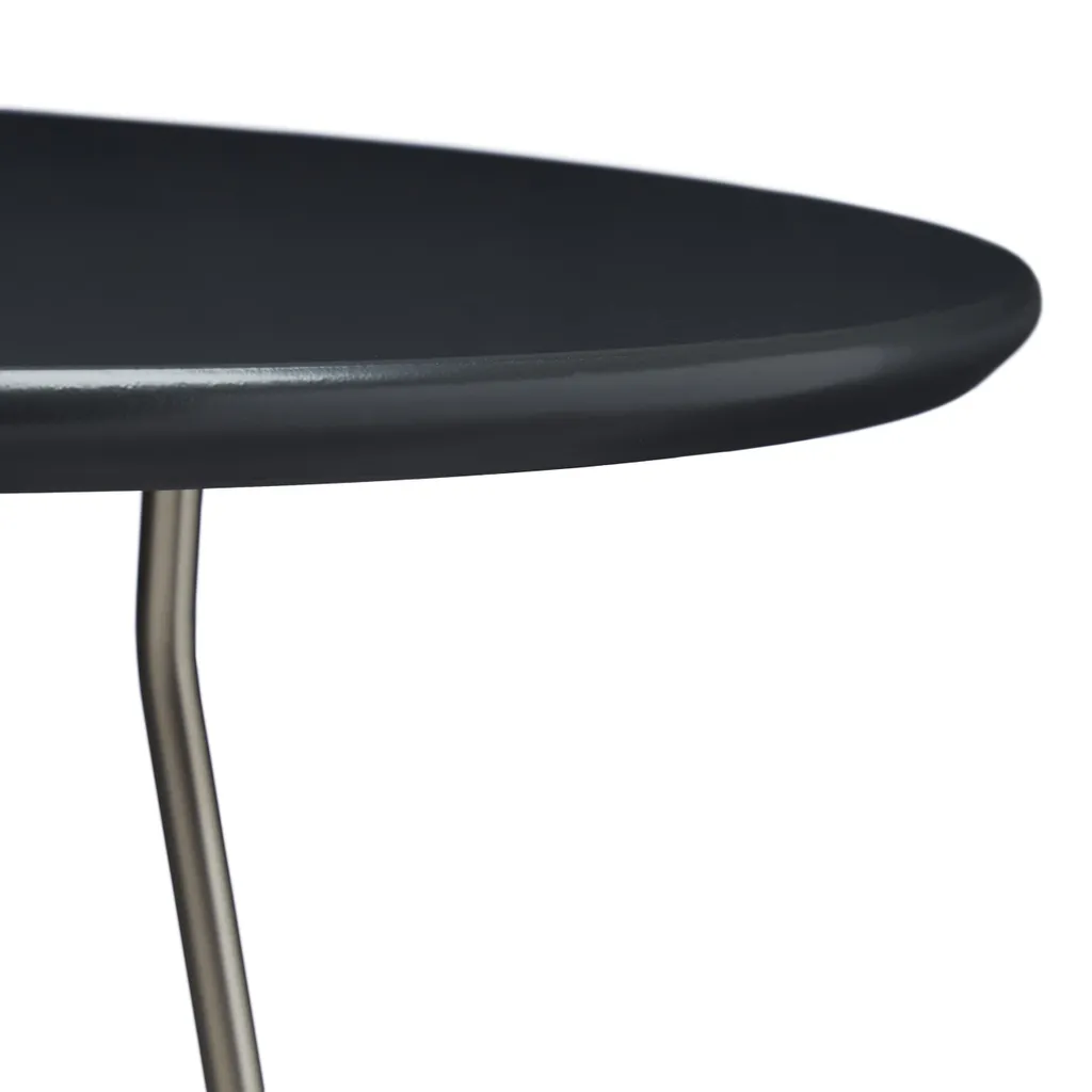 Table d'appoint tripode en métal lot de 2 supports design industriel - 6