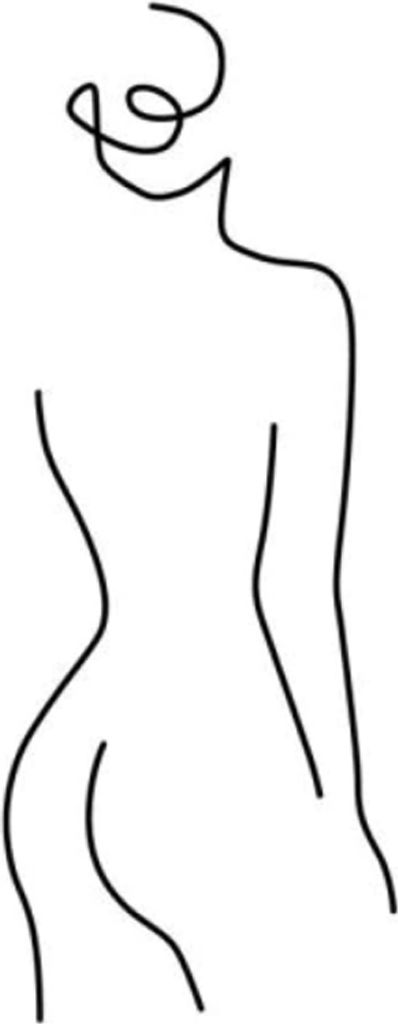 TPFLiving Kunstdruck LW-22 (OHNE RAHMEN) Poster - Leinwand - Wandbild - Hochauflösender Giclée-Druck, langlebig und hochwertig - Abstrakte Dame -...