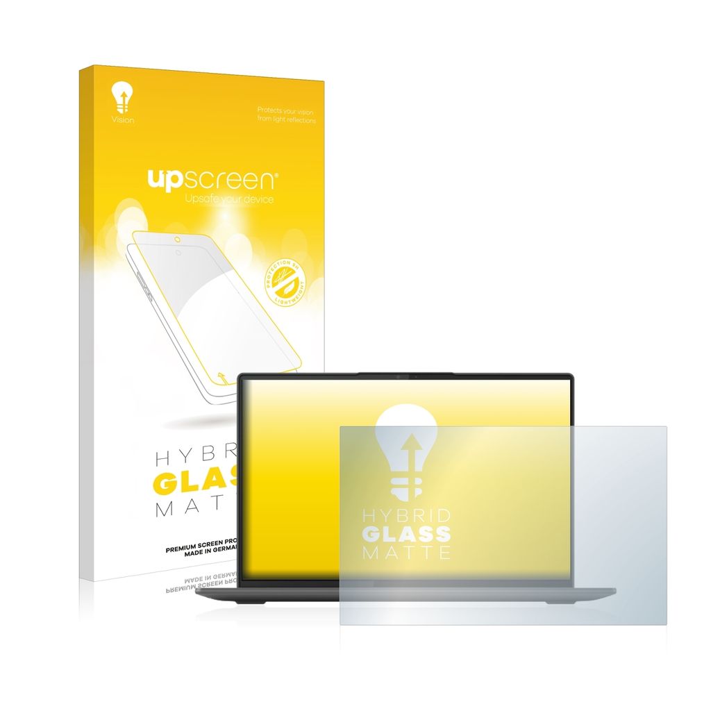 upscreen Entspiegelungs Schutzglas für Lenovo Yoga Slim 7 ProX 14ARH7 Schutzfolie Panzer Folie Glas Display Schutz matt