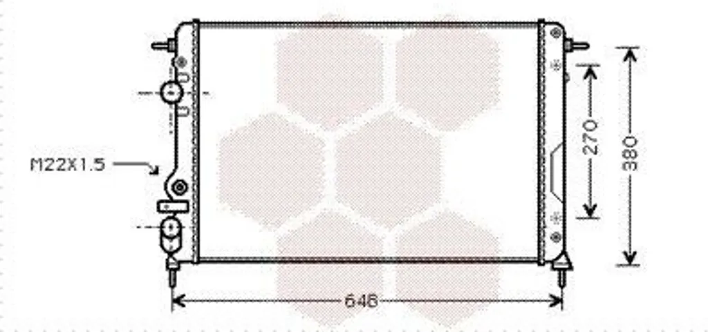 Radiateur moteur RENAULT Megane et Scénic anti-fuite et anti-surchauffe