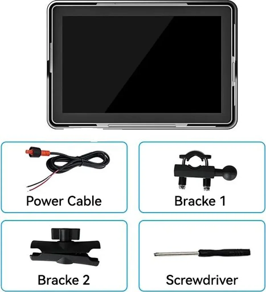 Carplay Moto 5 Pollici Wireless Impermeabile IP67 - Navigatore Pro