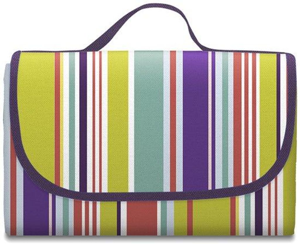 Wasserdichter Picknickdeck, Strandmat, Reisebett, 150 x 150 cm, handliches Reisegepäck