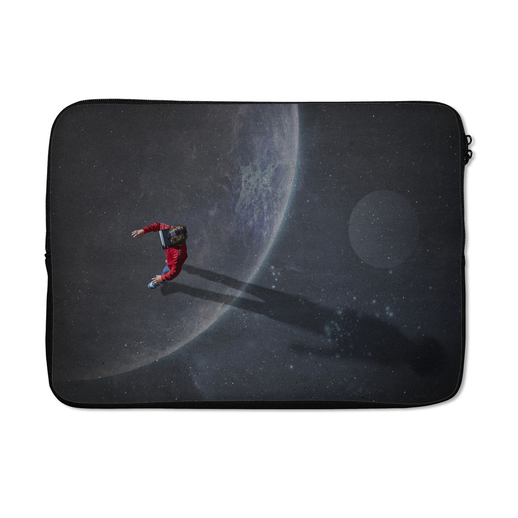 MuchoWow Laptop Hülle 13 Zoll Erstes Kind auf dem Mond Laptoptasche - Laptophülle - Sleeve - Rundumschutz