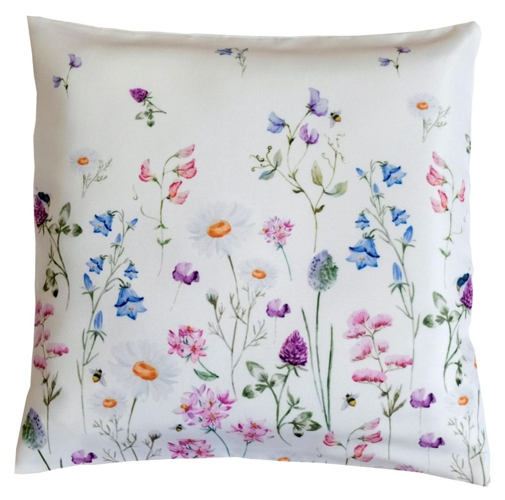 Kissenhülle 40 x 40 cm mit Druck Blumenwiese 40 x 40 cm Produktbild 
