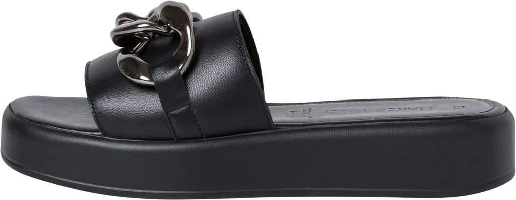 MARCO TOZZI Damen Leder Clogs Pantoletten Kette Plateau Produktbild 25