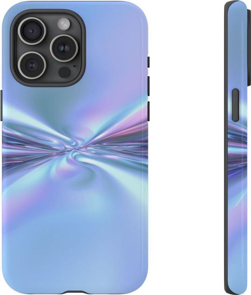 Glänzendes Spiraldesign mit seidigem Schimmer – Hülle Kompatibel mit iPhone 15 Pro Max