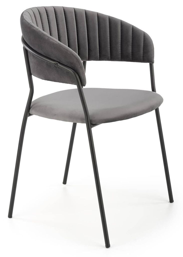 Halmar Essensstuhl K426 - Grauschwarz