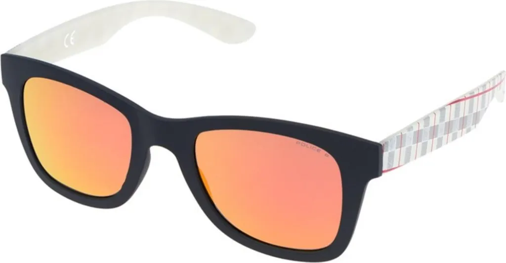 Lunettes de soleil Police S1944 50U28R Monture Noire Style Urbain