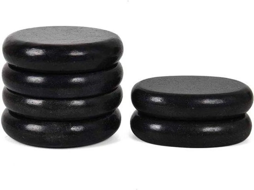 Soulagement des douleurs musculaires - Kit 6 pierres chaudes massage