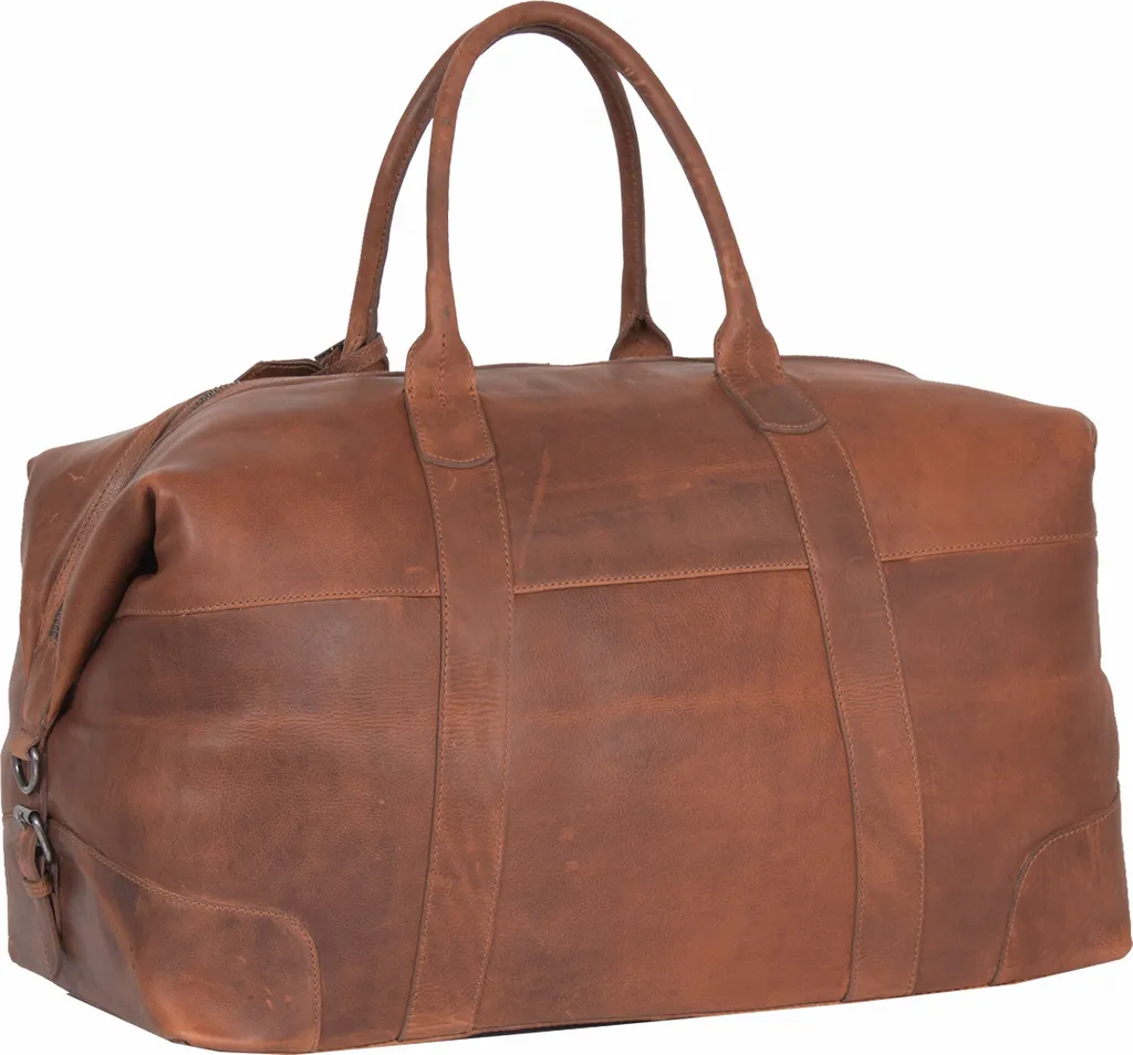 Sac de Voyage Cuir Portsmouth Cognac : Fini les Bagages Fragiles et Mous