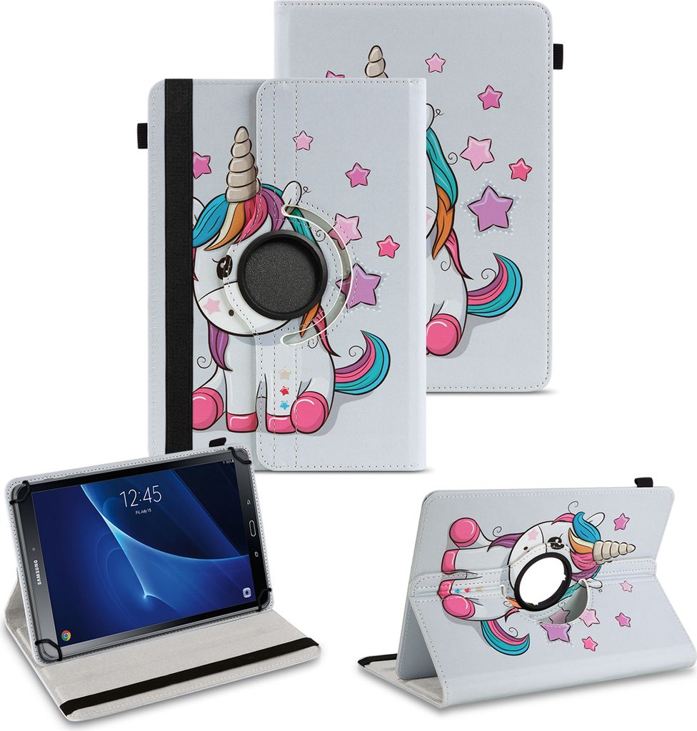 Tablet Hülle für Samsung Galaxy Tab A6 10.1 2016 360° Drehbar Case Cover SchutzFarben:Motiv 13