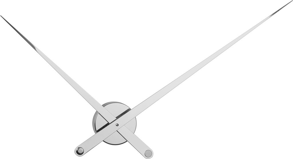 Atlanta 4488/19 Wanduhr Quarz analog silbern