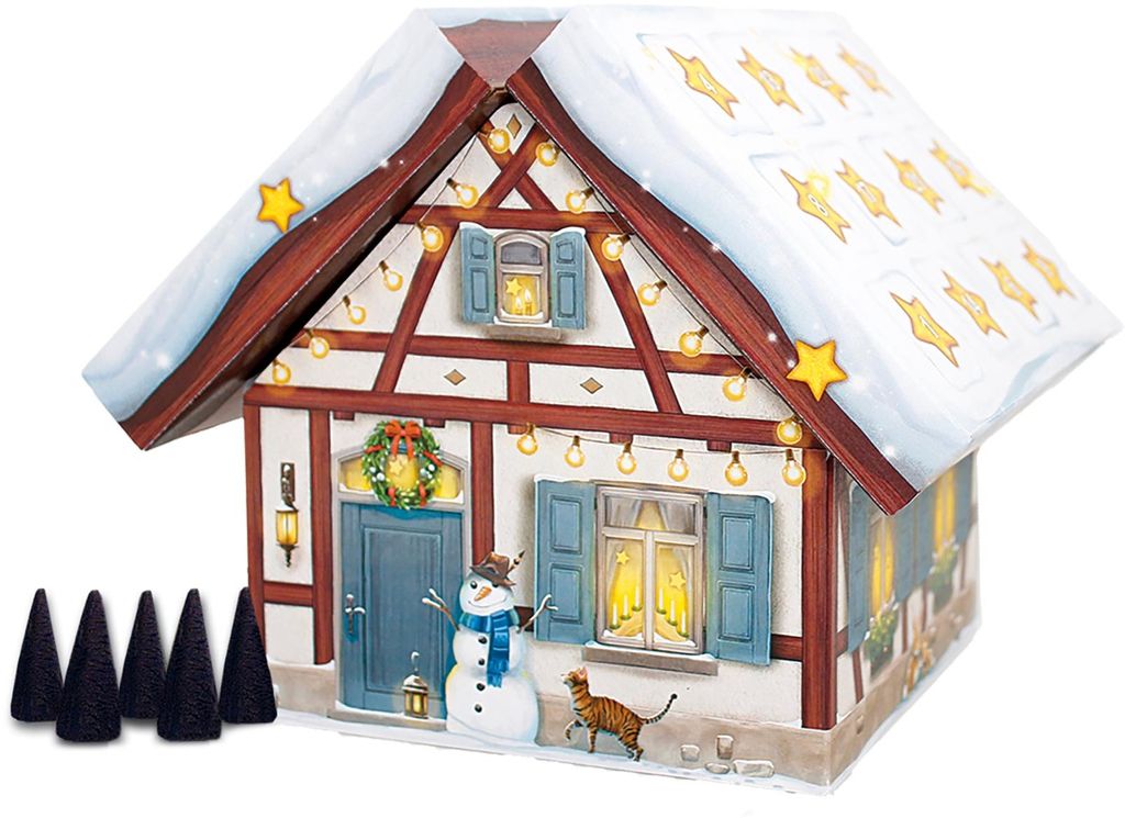 Roth Räucherkerzen-Adventskalender "Räucherhaus" Produktbild 