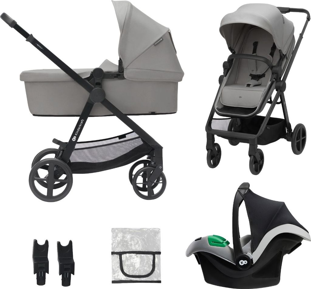 KINDERKRAFT 3in1 Newly Gris clair de lune + Vison PRO Image du produit 